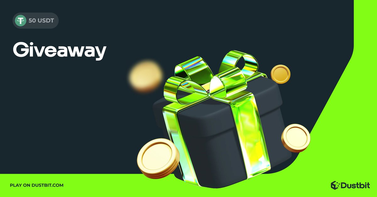 DustbitOfficial's tweet photo. 💸USDT 50 Giveaway!

Play some of your favourite slots on the house!

How to enter:
✅ Follow @DustbitOfficial
✅ Like &amp; repost this post
✅ Reply with your Dustbit username
✅ Join us on Discord and Telegram

⏰ 24 hours
💰 5 winners — USDT 10 each

Don’t miss out! https://t.co/IHA0oXiQ5T