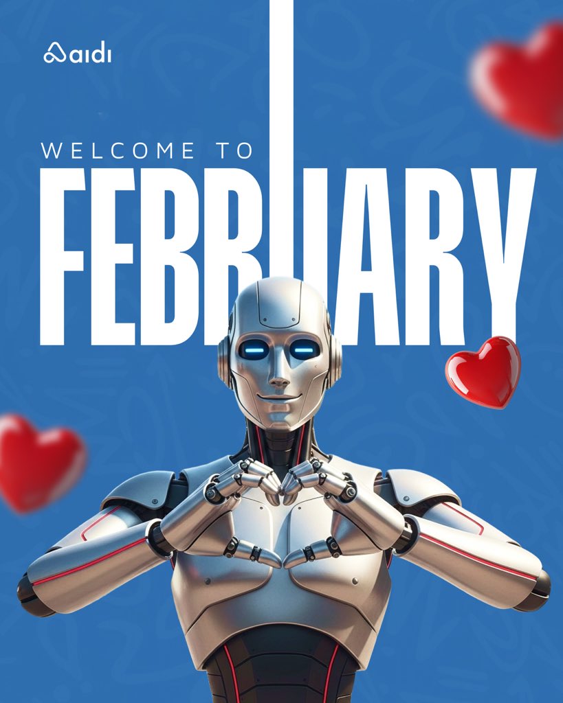 aidiventures's tweet photo. Welcome to February, the month of love 💙. 

Wishing you a month filled with love and kindness all through. 

#aidi #february #newmonth https://t.co/LM9aF5DjMO