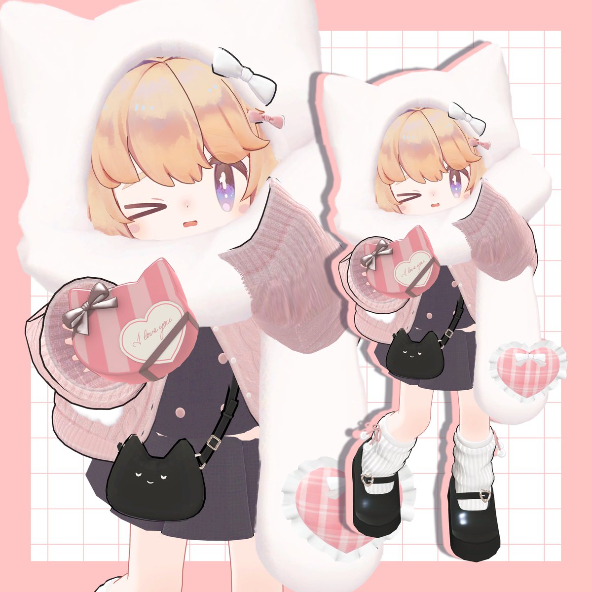 vrc5chilo's tweet image. 🤍🧸🍫🩷

#VRChat #こぐまのルウ
#LUUNI3D