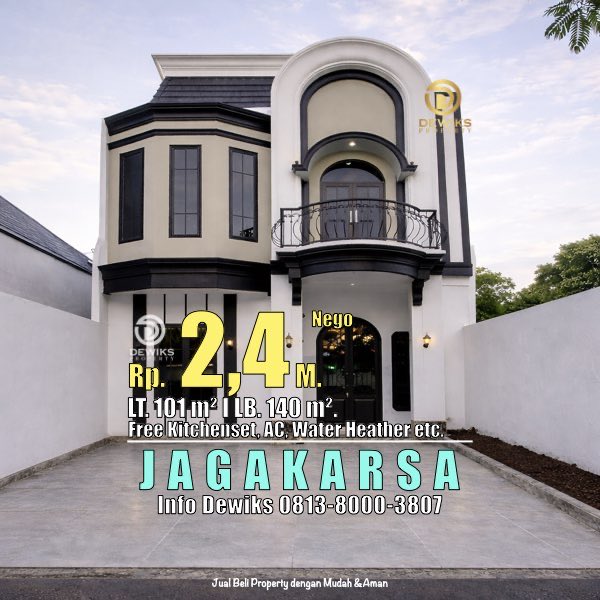 dewiksproperty's tweet photo. For Sale Rumah Siap Huni di Jagakarsa Jakarta Selatan hadap Timur, luas tanah 101 m². Info Dewiks 0813-8000-3807

-> LT 101 m² | 140 m² 
-> KT 3+1 | KM 5
-> SHM, PBG, PBB

Harga Rp 2.4 M Nego

#rumahjagakarsa #dewiksproperty #dijualrumahjagakarsa #inforumahjagakarsa https://t.co/r9z2B7gTcZ