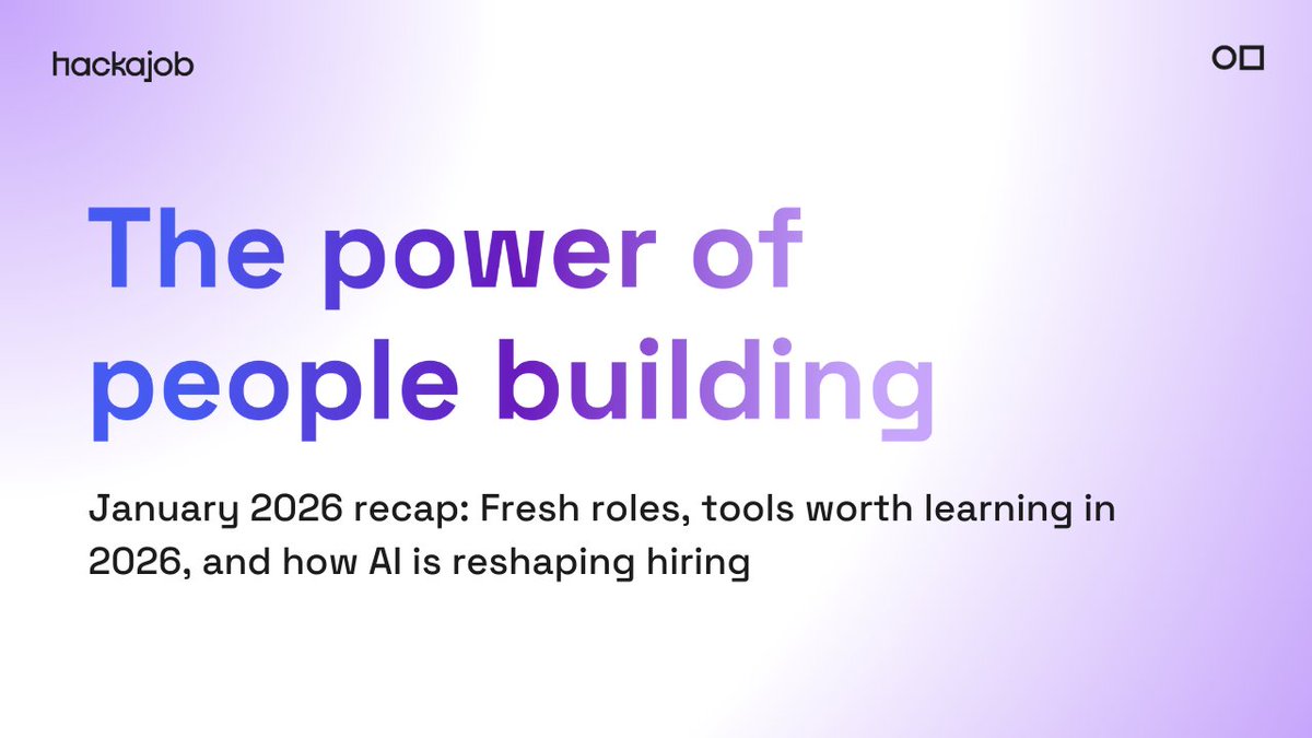 hackajob tweet media