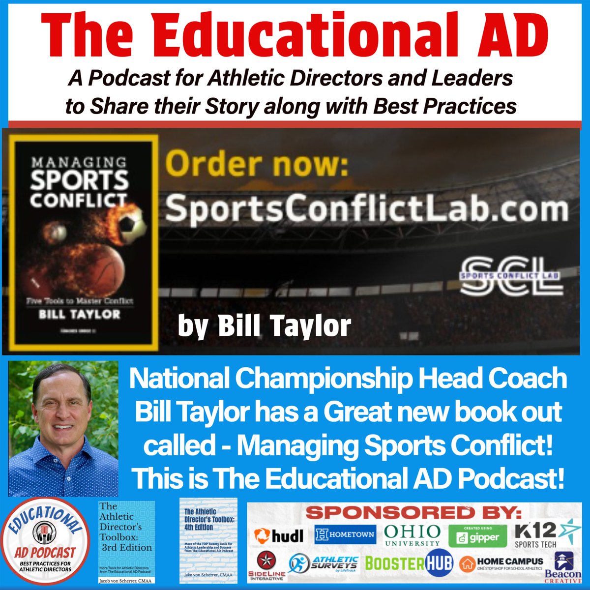jakestouchdown's tweet photo. Bill Taylor - Author of Managing Sports Conflict is on TECH TUESDAY!
https://t.co/837Qf7IyfI
@coach_ad @AD__insider @CSADAOnline @ohioiaaa @OfficialTHSADA @THSCAcoaches @ORCoaches @WadaWisconsin @BillTaylorCoach @Sports_Conflict @GADACOACHES @FHSAA @MIAAAADs @TheMIAA @PAStateADs https://t.co/xpjFK2JwXF
