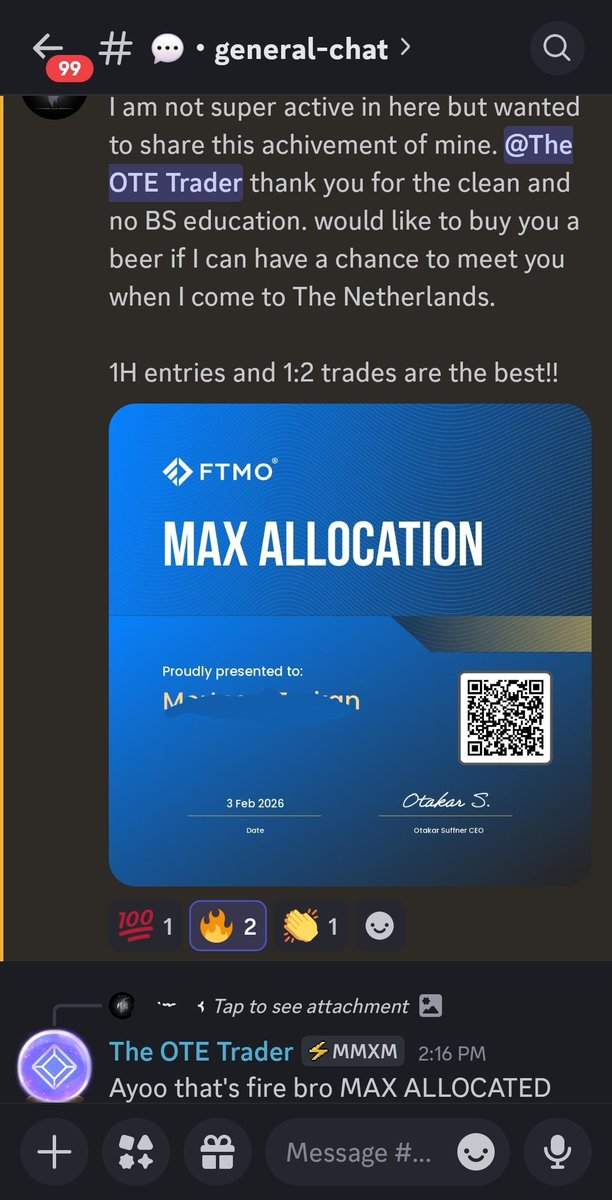 The OTE Trader tweet media