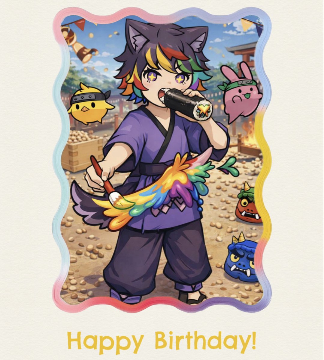 junior_2471's tweet photo. 本日、クリプトニンジャ「ネム」のお誕生日🎂㊗️
おめでとう御座います㊗️

#ninjart https://t.co/IqlMzVFbYS