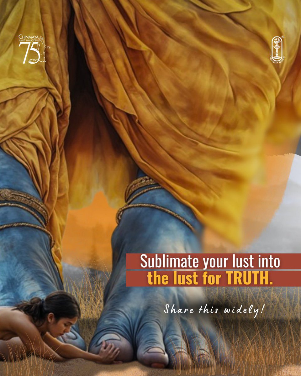 Chinmayananda's tweet image. How to control #lust, #anger, #greed, #attachment, #pride, #jealousy? Swipe to read the best advice given by  #SwamiChinmayananda!

#lusty #lustful #angermanagement #angerissues #jealousy