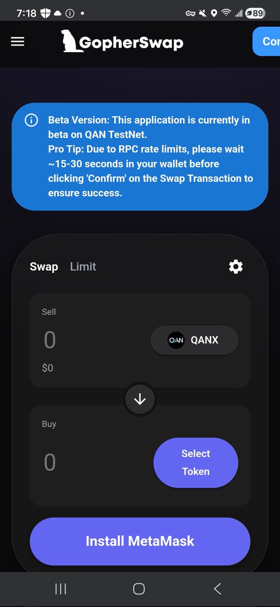 And just like that-  Gopherswap deployed to the latest $QANX testnet. 

<a href="/QANplatform/">QANplatform</a> offers a quantum resistant solution - using wallets 95% of the market uses.

RWA IBM Web3 Signquantum Linux PQCA $AVAX $FET $TMX $SUI $SOL $BNB $QRL $LINK $ADA $ICP $XLM $QNT $KAS $IONQ $ETH
