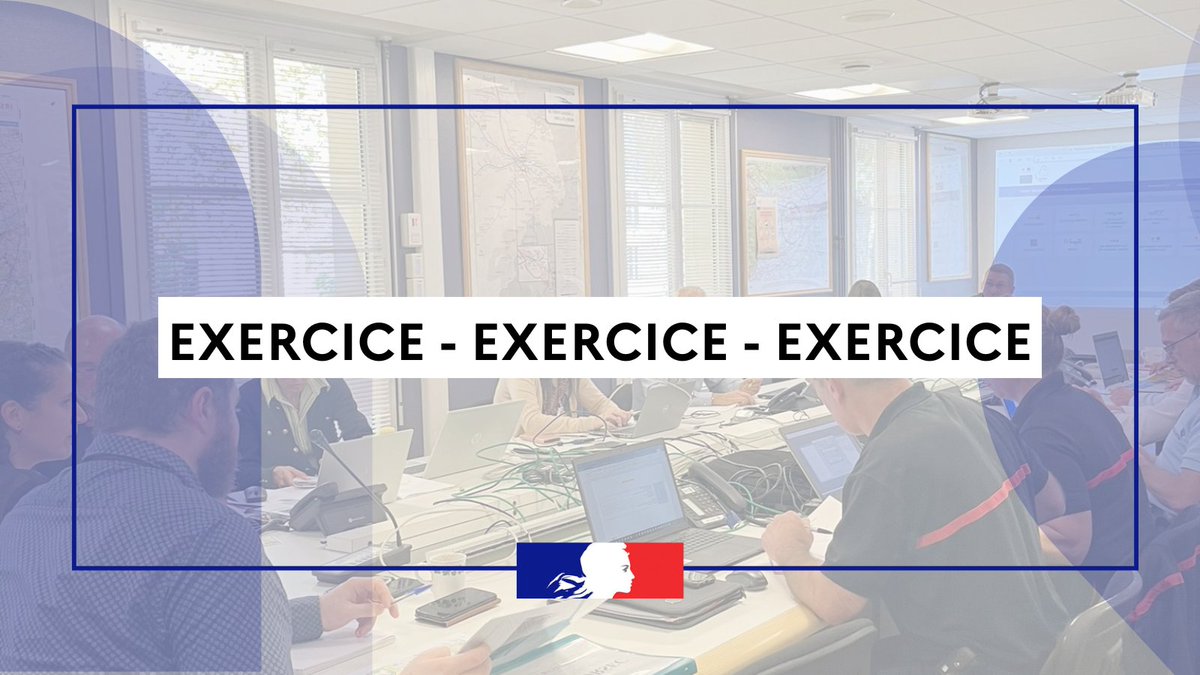 Image de Préfet d'Indre-et-Loire - #Exercice | Nombreuses victimes

⚠️ Demain après-midi, un exercice de gestion de crise nombreuses vi