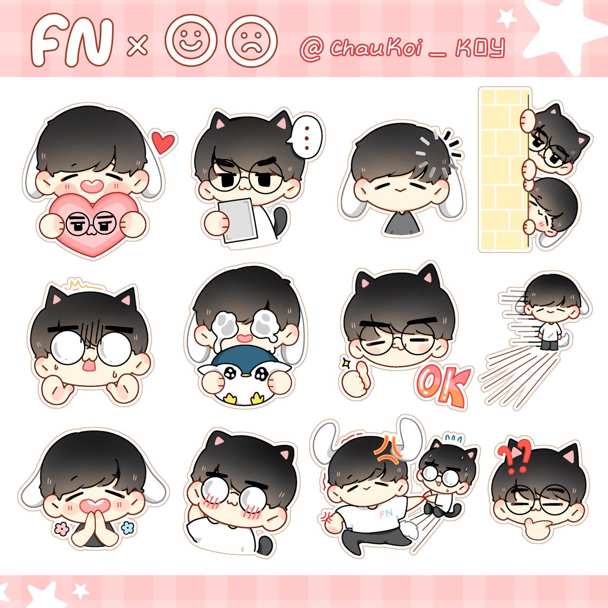 _Kyoii_'s tweet photo. #Fakenut sticker 💖💖
#Fanart https://t.co/yKMXjfcQyw