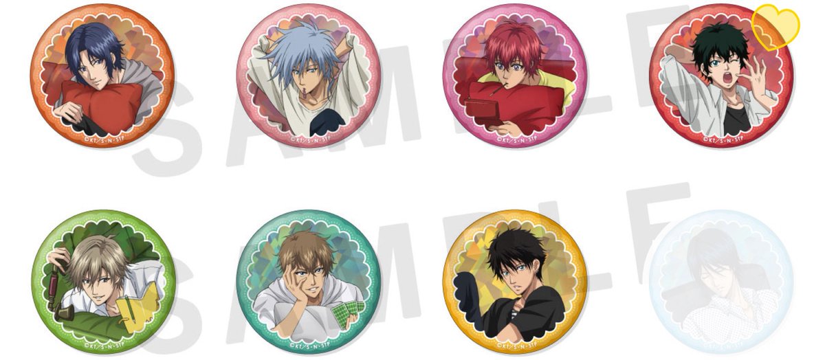 交換 譲渡】新テニスの王子様 テニプリ 缶バッジ ホロ缶 くつろぎ