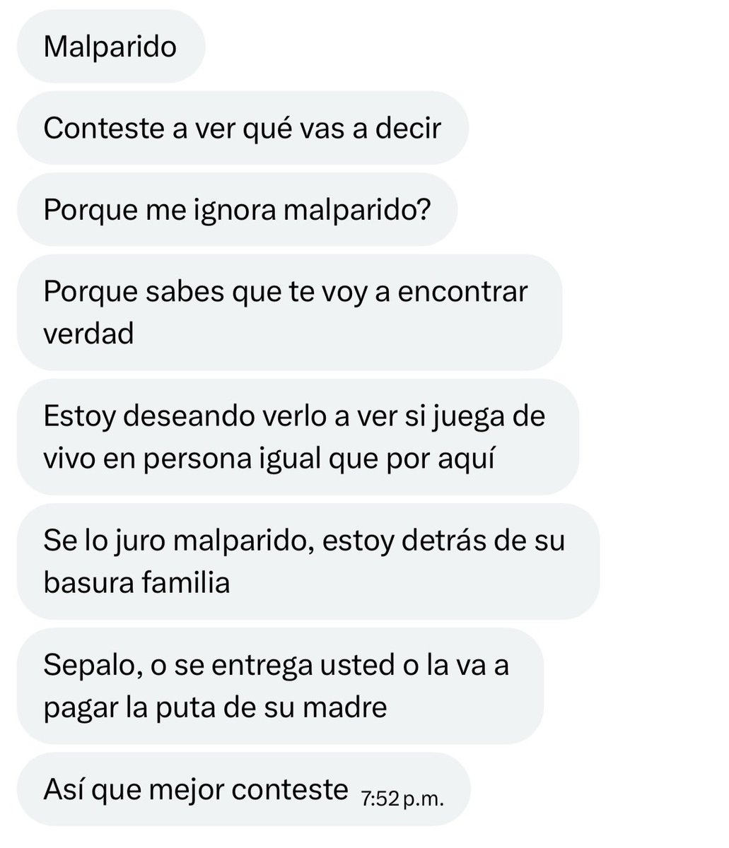 Después los mismos troles chavistas dicen que yo me invento los comentarios violentos. 

El chavismo no es normal.