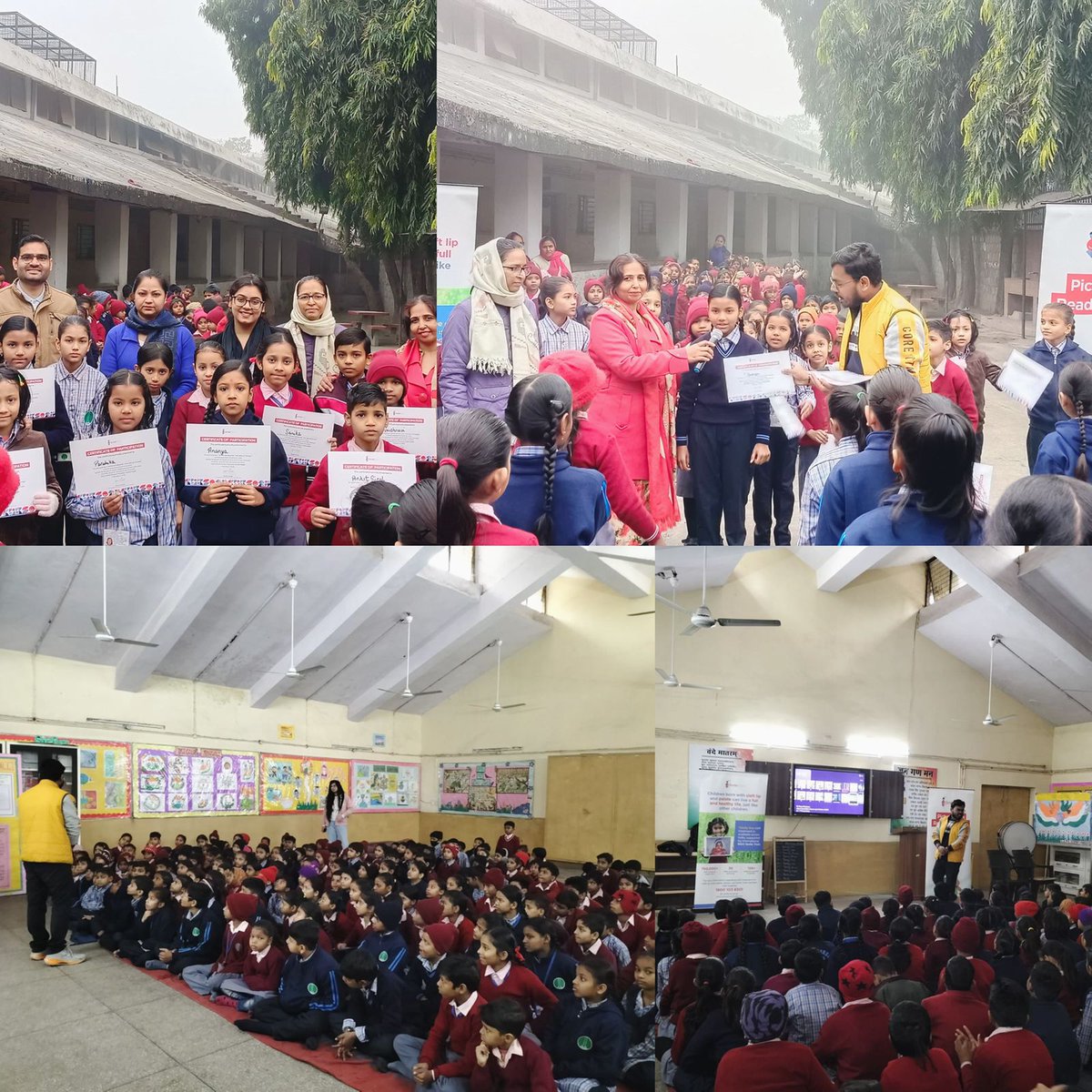 SmileTrainIndia's tweet photo. Smiles tell stories of courage and acceptance.
Our picture book session at Atal Adarsh Primary Vidyalaya, Kidwai Nagar helped children understand the power of empathy, inclusivity, and embracing differences with open hearts.
#Cleft #CleftPalate #SmileTrain #SmileTrainIndia https://t.co/r7vPRnnPU9
