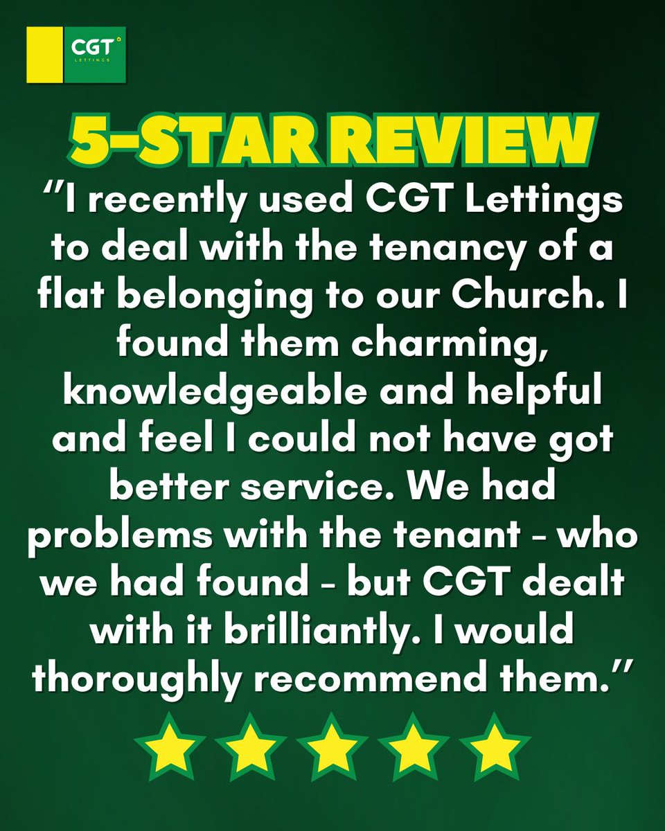 We love feedback like this. 🙌

Well done to our team in #Cheltenham for helping this happy client with their #property. Handling tenancies with care, professionalism &amp; confidence (even when challenges arise) is what we do best. 

Thanks for the recommendation and kind words. 💛