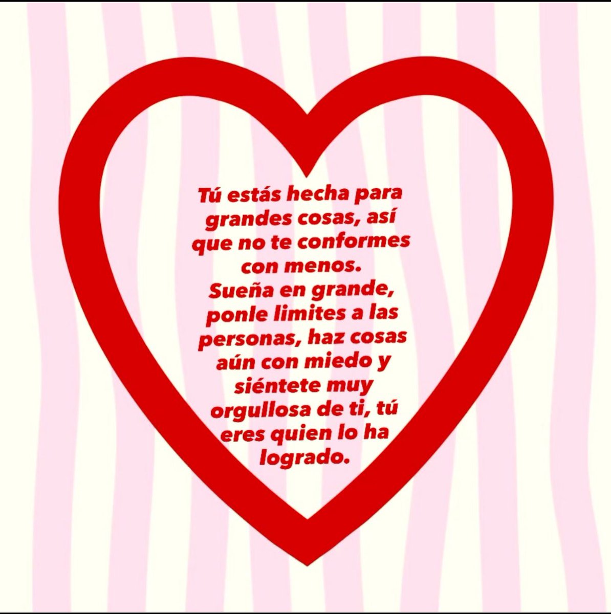Mas_Arq100's tweet photo. Hoy decreto que va a ser un gran día 🌞
Todo fluye a mi favor, las oportunidades me encuentran y mi energía atrae cosas lindas. Camino con fe, confianza y alegría, agradecida por lo que llega y por lo que ya es. Hoy elijo pensar en positivo, actuar con amor y creer en mí. ✨🤍 https://t.co/VTymBN1qZ0