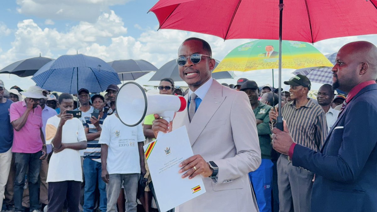 Our Deputy Minister, Hon. Kiven Mutimbanyoka, today conducted a comprehensive tour of several housing cooperatives in Harare South, including Harare South, Hondo yeMagamba, &amp; Retreat Housing Unions.