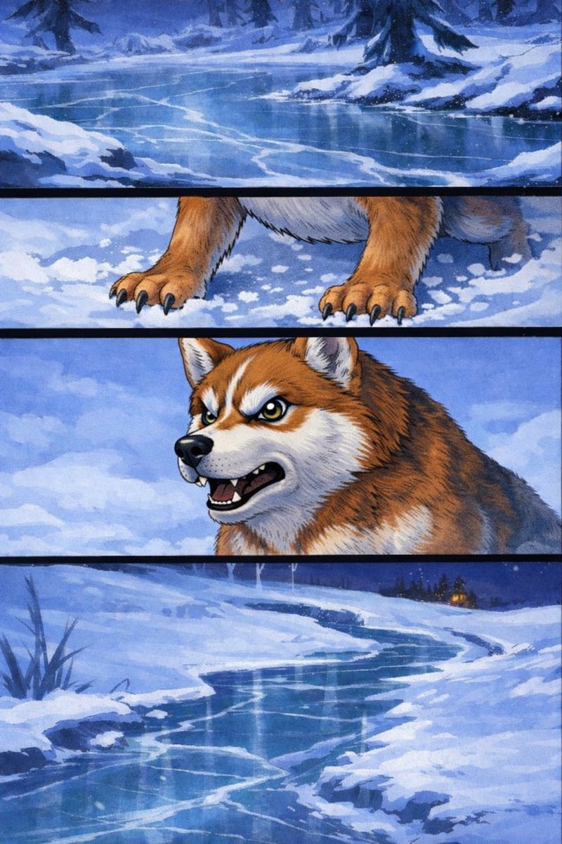 The Nietzschean $Dog is locked in and will run through all obstacles in its path.