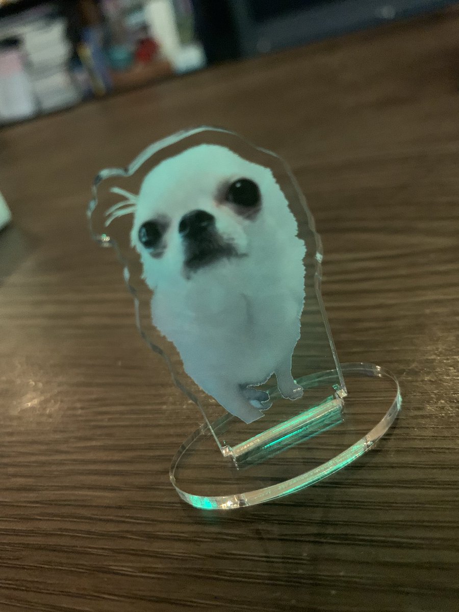 誕プレありがとうございました‼️🎁🐰

れむちゃんのアクスタ可愛い🐶（親バカ）