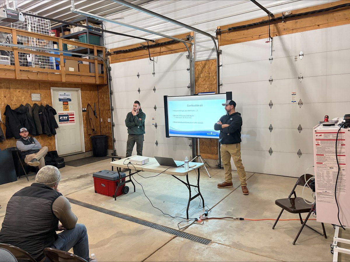 HerkowskiA's tweet photo. Our Hot Water Technical Solutions team was out in the field last week, kicking off the year strong by providing hands-on Bradford White training. Sharing knowledge, building confidence, and supporting our partners every step of the way. #TechnicalTraining #FieldSupport #hsareps https://t.co/MJ8CFf9z7L