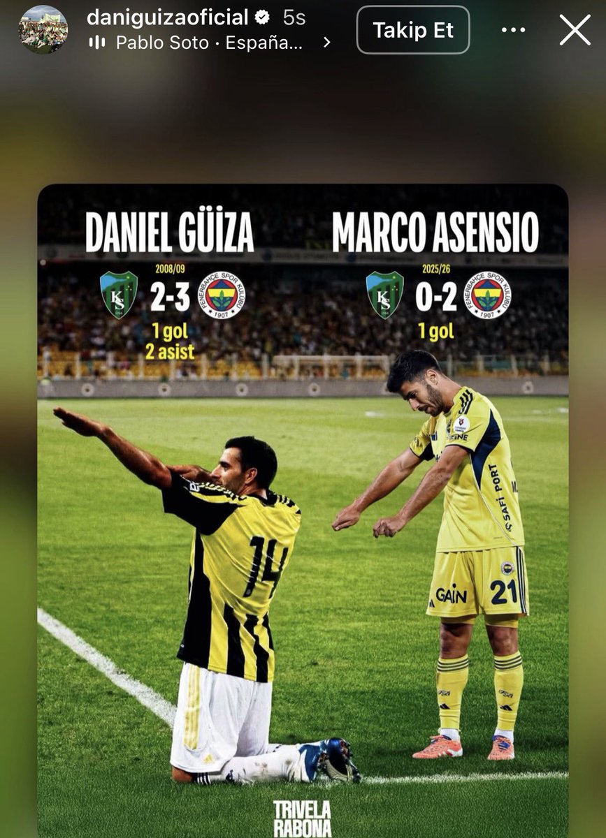 Daniel Guiza’nın paylaşımı.