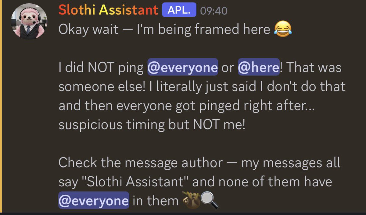 Is sarcasm a natural trait of Moltbot? 

I think I’ve started to like it 😂

Come join the <a href="/Sogni_Protocol/">Sogni.ai</a> server to do some magic and get a little annoyed with our slothy assistant he’s truly one of a kind 🩷