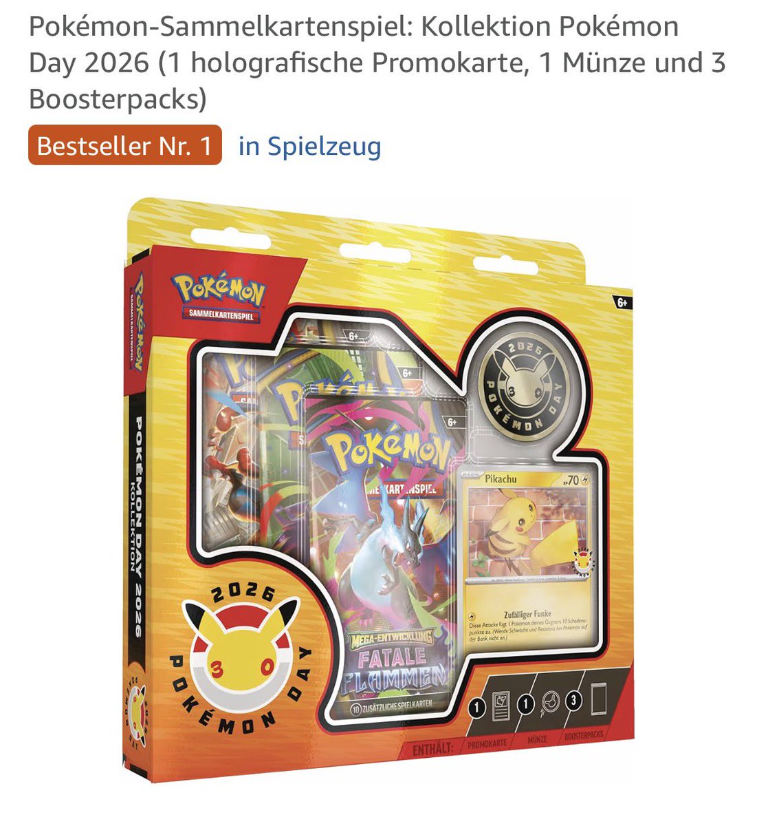 Konnte eine Packung ergattern, durch den Einladungslink von Amazon 🥲

#PokemonTCG #Pokemon