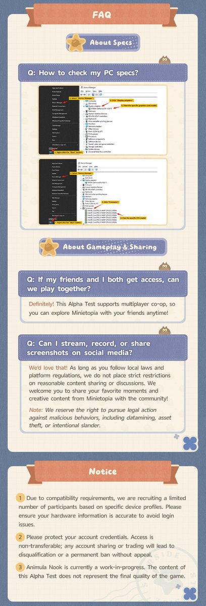 Animula Nook Alpha Test: Sign-Up FAQ

Dear Wishweavers,
Greetings from Starside!

Animula Nook is about to open its very first limited, data-wipe Alpha Test for overseas players — with in-game purchases disabled. Sign-ups are now live!
---
[Basic Test Information]
⏰ Sign-up