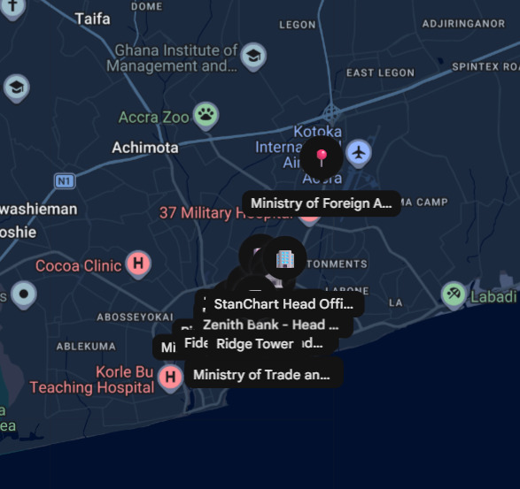 2miludo's tweet image. This map is why we have a transportation problem in Accra!