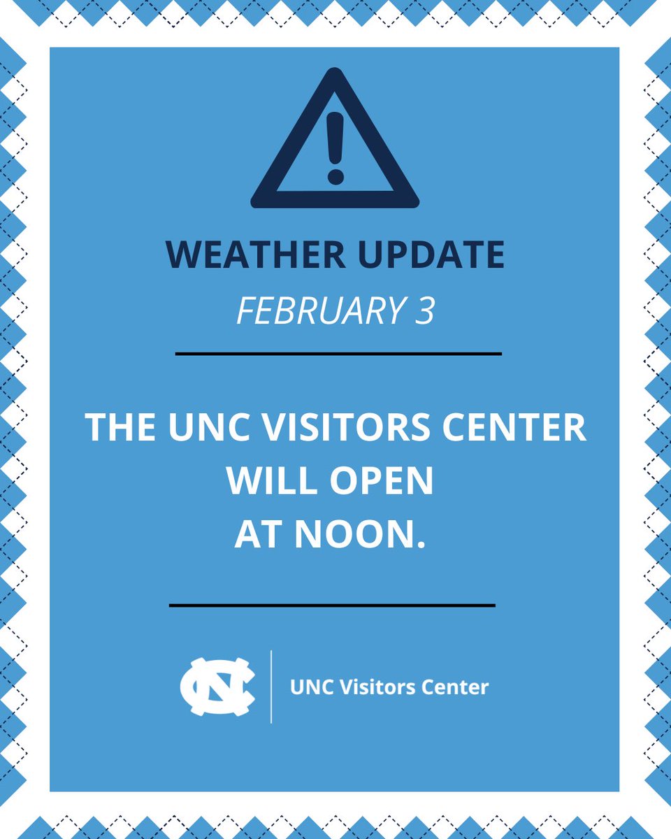 UNC Visitors Center🩵🐏 tweet media