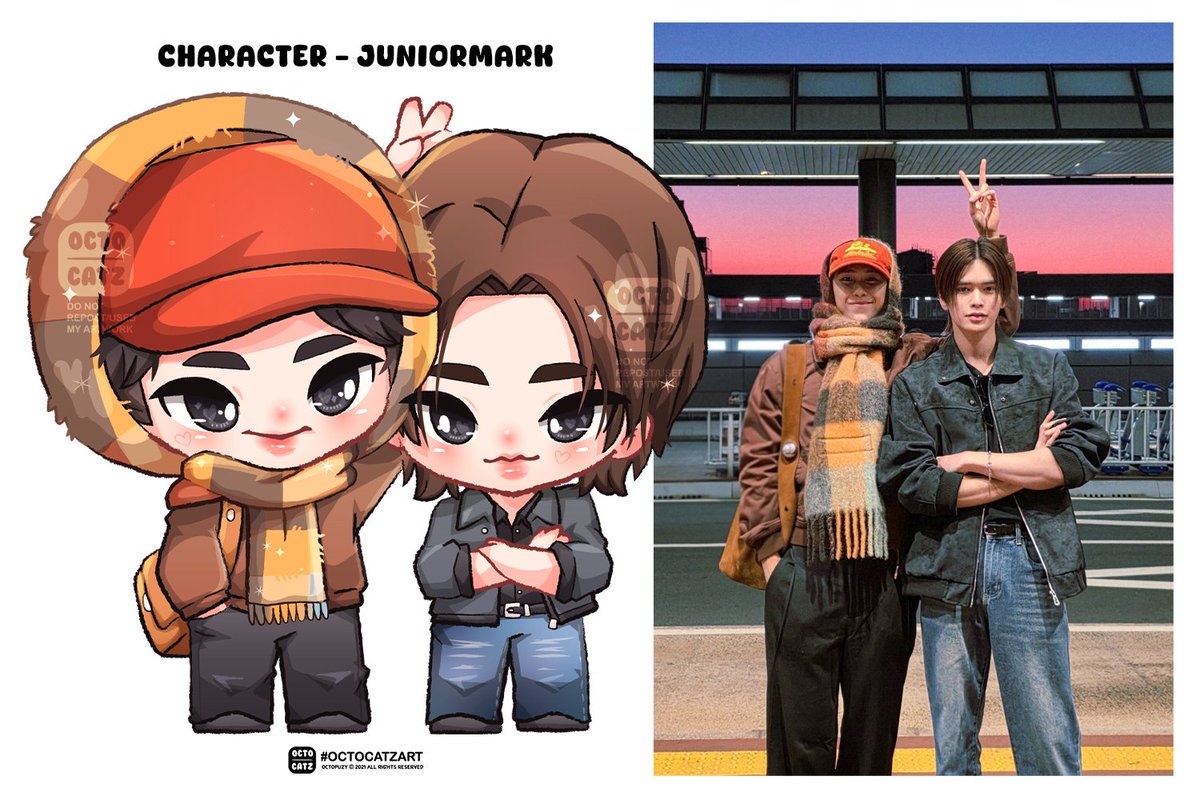 #JuniorMark ✨ 🌞
จิบิเต็มตัว ท่าทางตามแบบน่ารัก♡♡
รับวาดตัวการ์ตูน ออกแบบของ
ทำพรีวิว,ทำโปรเจคต่างๆ 😉😚
【 Commission 】  
✦ ขอบคุณงานคอมมิชค่ะ
✦ Artwork by #OCTOCATZART
#รับวาดรูป #คอมมิชชั่น #รับออกแบบ
#รับออกแบบgiveaway #commissionTH