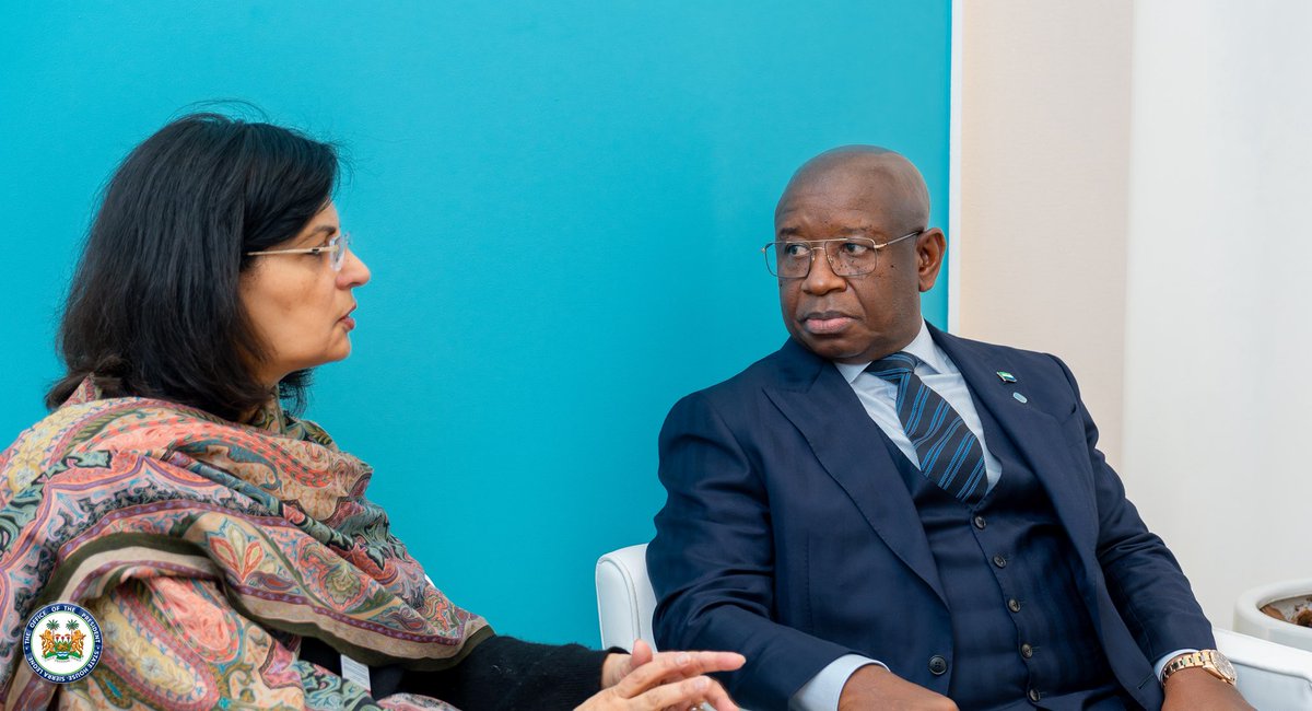 Julius Maada Bio tweet media