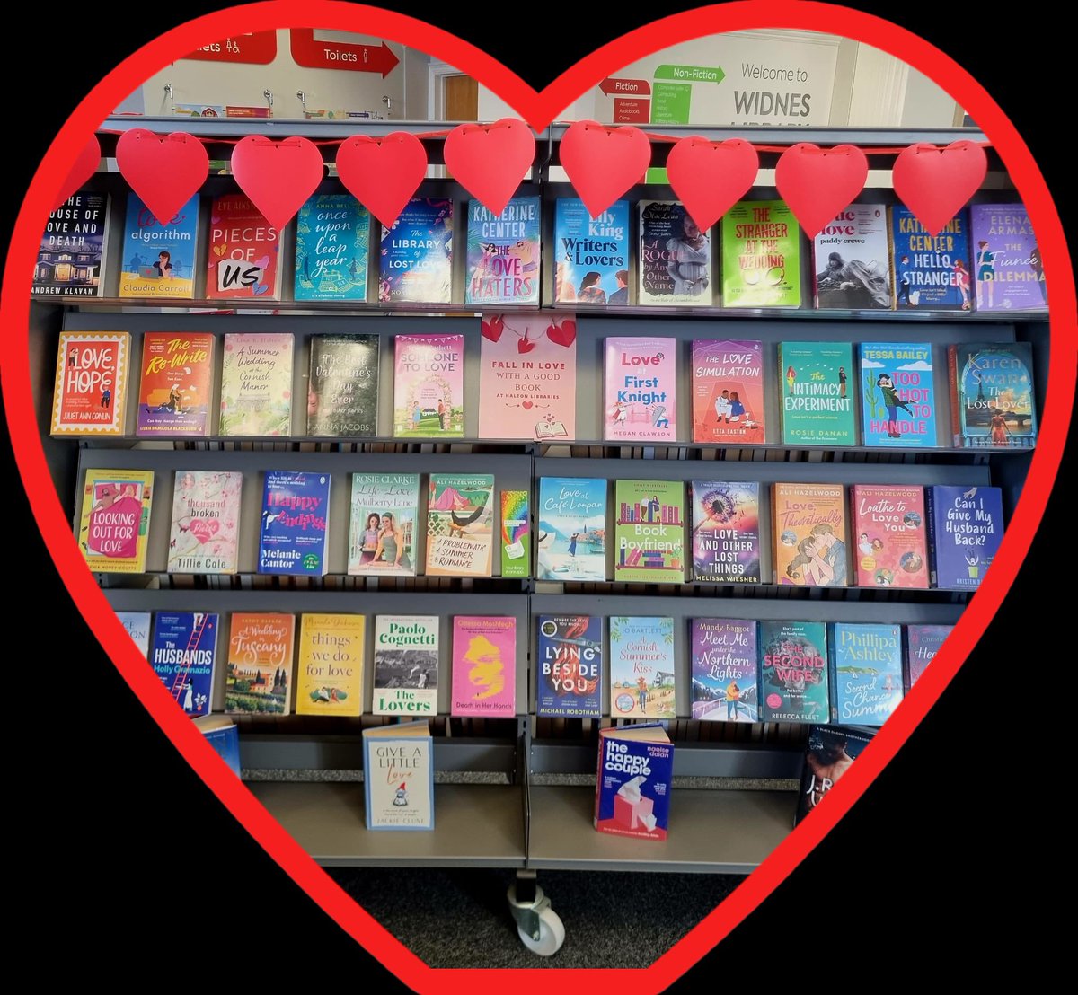 HaltonLibraries's tweet image. 💕February is the month of 💕 . At Halton Libraries we have a selection of cosy romance, thrillers to die for❣️horror to sink your teeth into 🧛‍♂️and science fiction that’s out of this world 🪐. Pop along  for a blind date with a book and fall  in love with reading 💕HH