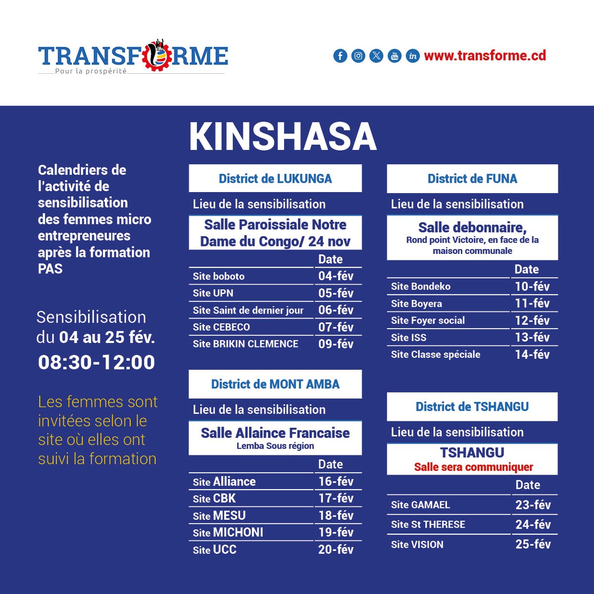 TRANSFORME RDC tweet media