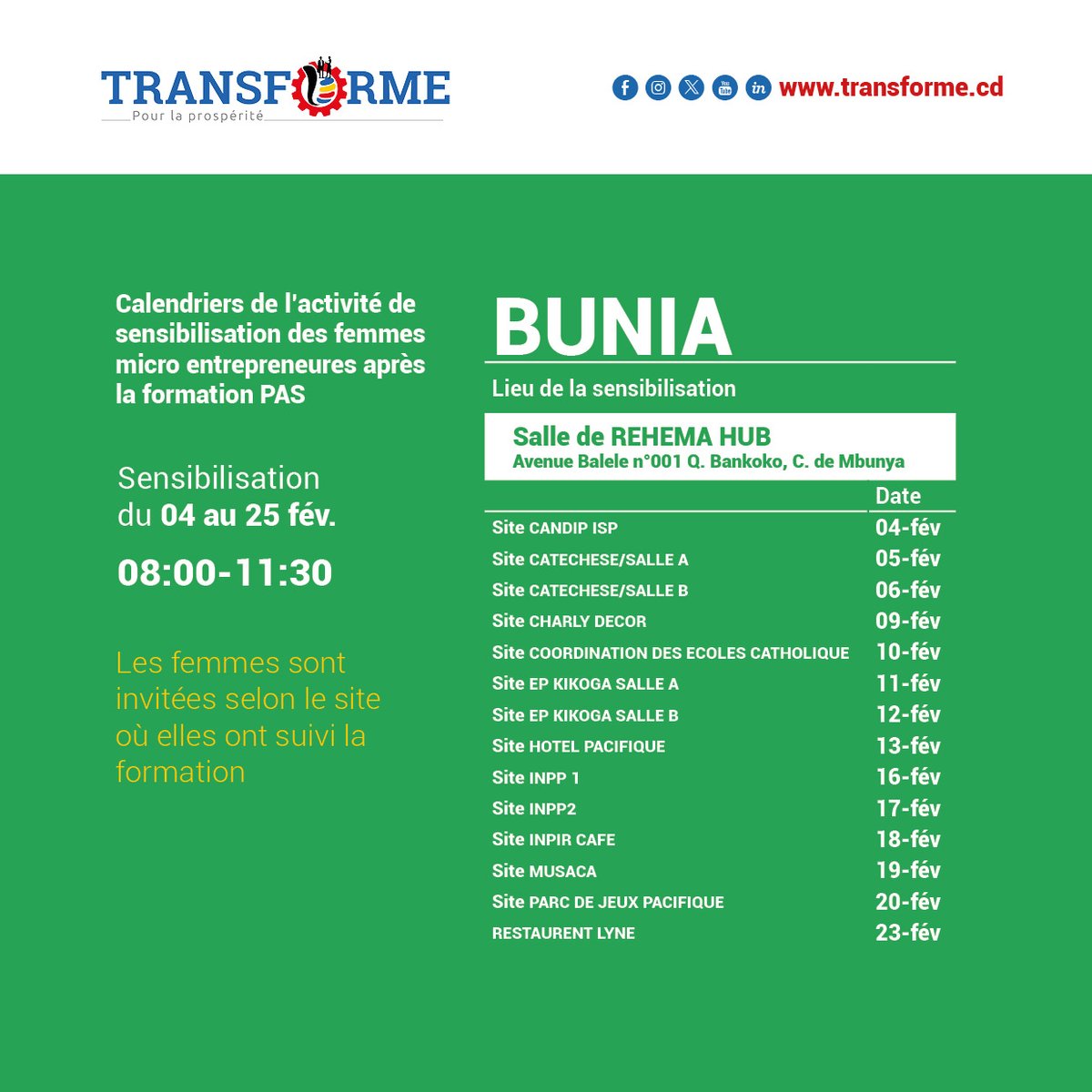 TRANSFORME RDC tweet media