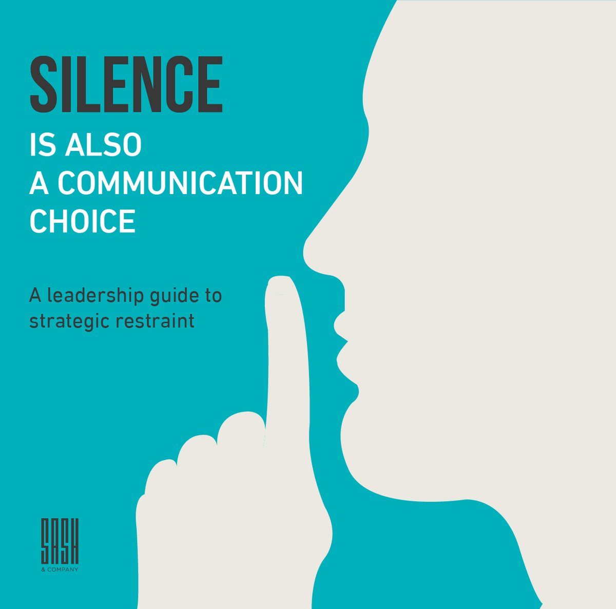 Sashcom1's tweet photo. Silence isn’t neutral.

In communication, it’s still a message.

Only strategic communication helps leaders decide when to respond and when restraint serves credibility.

🔗 https://t.co/Y4JE0bZtp7
#SASH https://t.co/lpOxw8zAsi