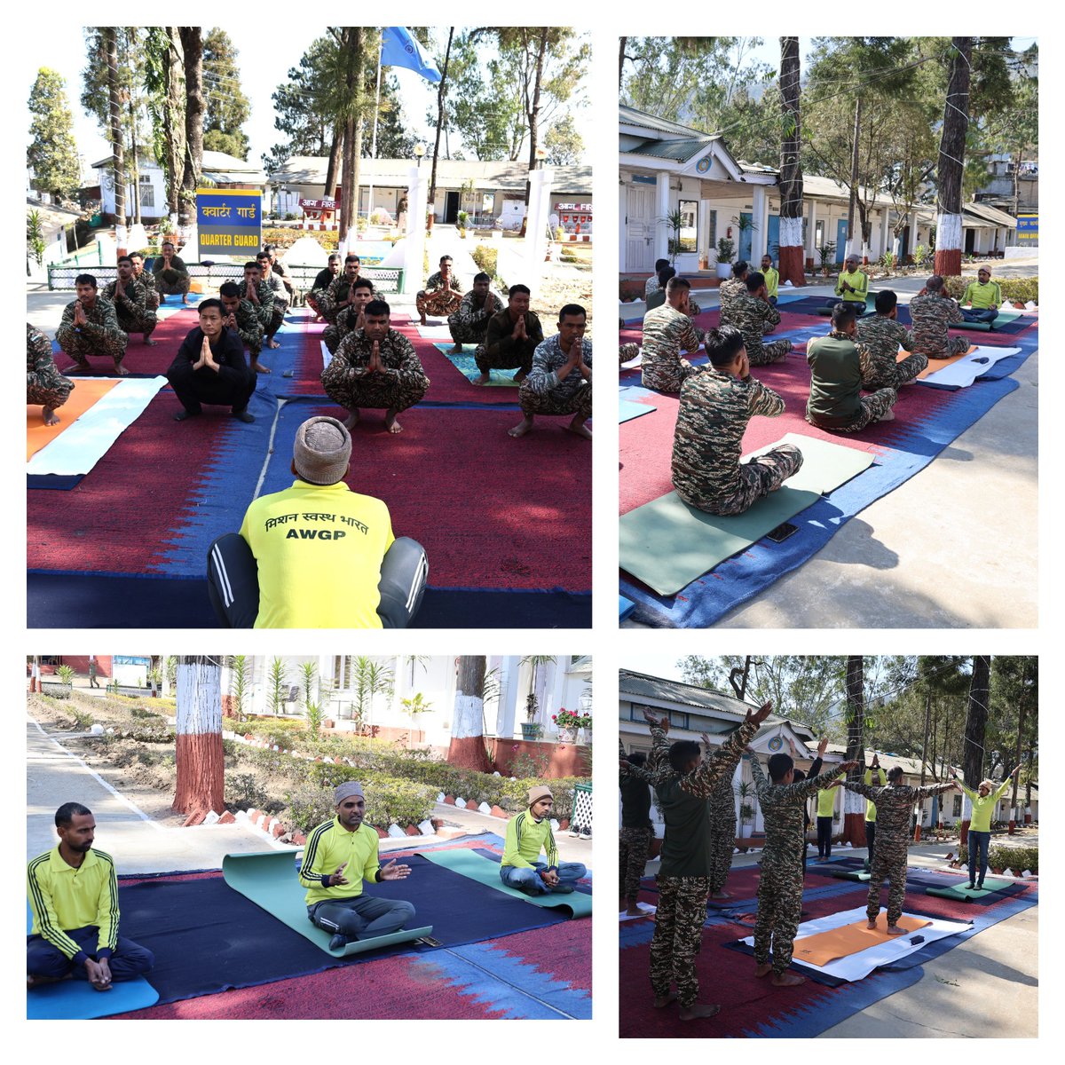 A Positive Thinking &amp; Yoga session was conducted today at DIG (Ops) Range Kohima Office by Gayatri Pariwar, Shantikunj Haridwar (Uttarakhand), promoting mental well-being, inner strength, and a balanced lifestyle among personnel.