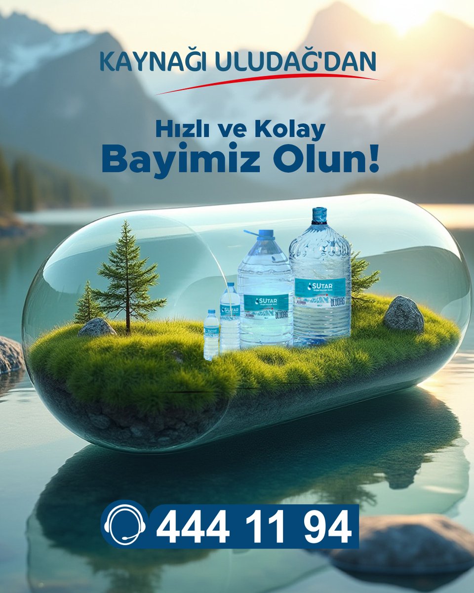 Kaynağı Uludağ'dan💙😊#sutardoğalkaynaksuyu