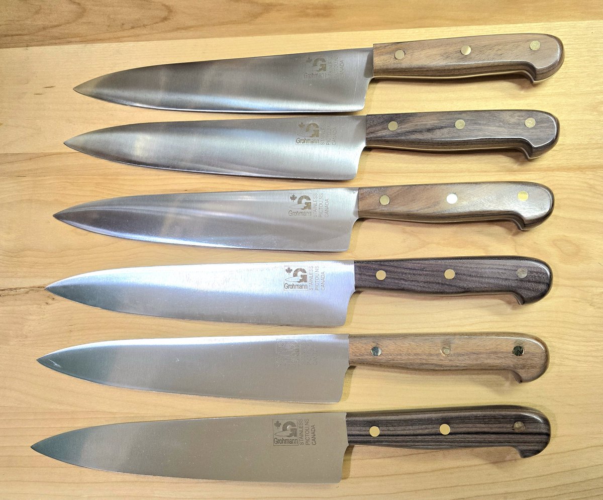 grohmannknives's tweet image. The girls have a great new lineup of Half Price Seconds! Call or drop an email if there is something you've been waiting for!  gknives.com  info@visitgk.com #madeincanada #knife #hunting #cooking