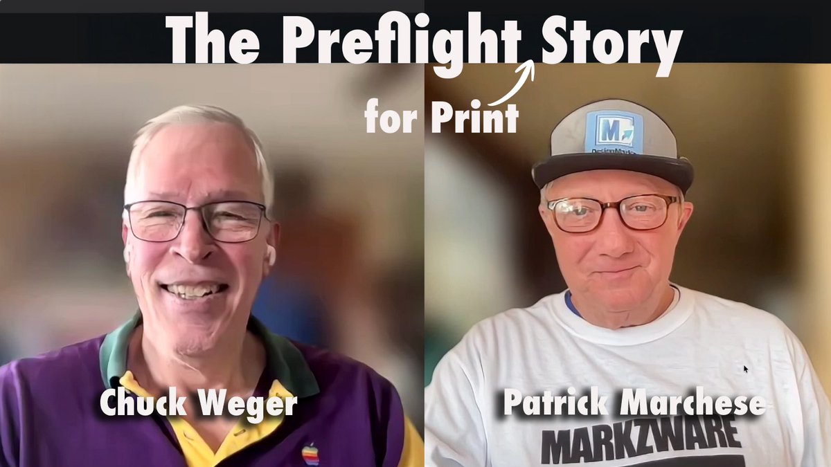 Markzware's tweet photo. The Preflight for Print Story -

YouTube Premiere Video
Tomorrow - February 4th @ 9am PST, 12PM EST, 6:00 PM GMT+1

Watch here: https://t.co/sAM5k8Haeh