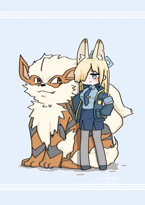 Bow Wow! #ブルーアーカイブ #ブルアカ #尾刃カンナ