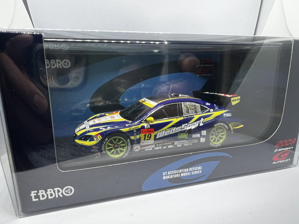 納車 ￼ 1/43 エブロ レクサス ウェッズスポーツ IS350 スーパーGT300