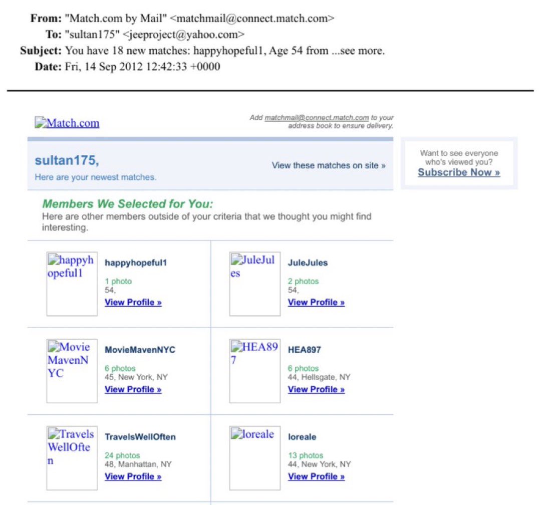 zavtoshi's tweet photo. 🇺🇸 Newly released emails show Jeffrey Epstein actively used https://t.co/Nkm5clQzNU under the username “sultan175”, linked to the email jeeproject@yahoo.com.

Documents from 2012 include:

• https://t.co/Nkm5clQzNU promotional emails offering “72 hours FREE – Have Fun!”

• Notifications showing 18 new matches, with profile suggestions and locations

• A https://t.co/Nkm5clQzNU login recovery email explicitly listing the username sultan175

These records place Epstein on a mainstream dating platform while he was already a convicted sex offender, raising further questions about oversight, access, and how long this activity continued without scrutiny.