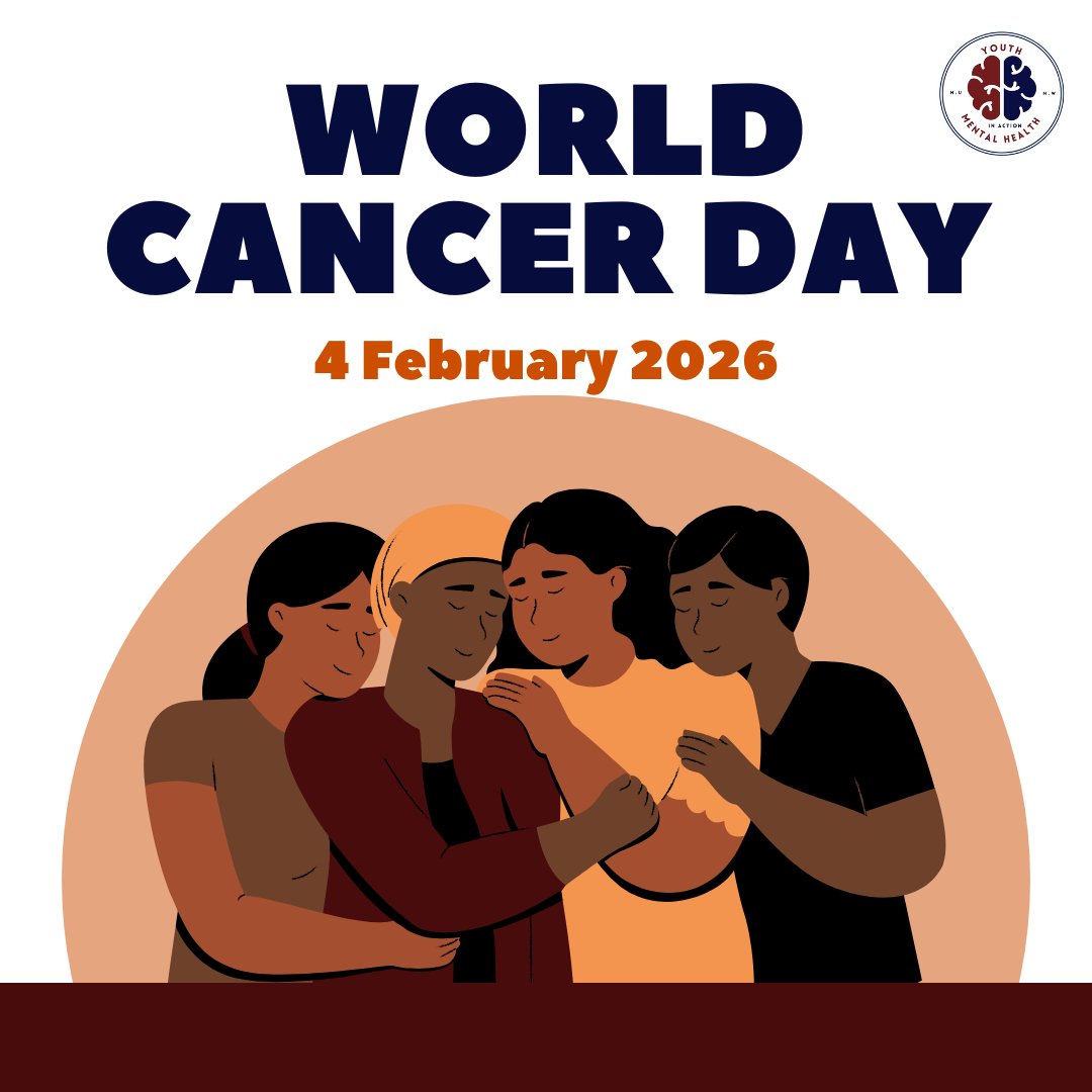 MHLeCProject's tweet photo. Cancer affects both physical and mental health.
Fear and stigma can delay screening education and support can change that.
Early detection saves lives. Get screened today!
Mental health literacy supports early action.

#WorldCancerDay
#MentalHealthMatters
#EarlyScreening
#MHLeC https://t.co/dzawk7F8ir