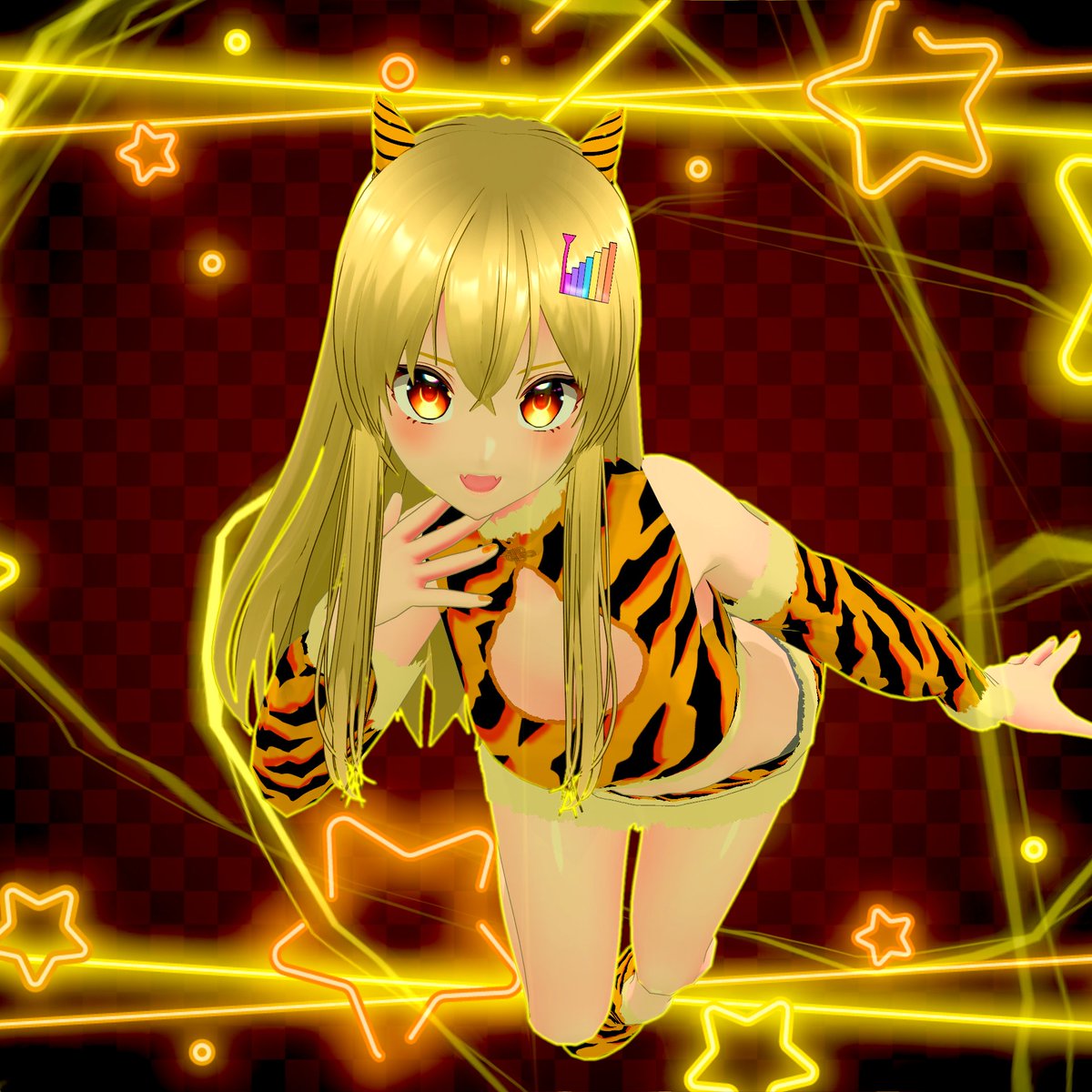 おまけで今の技術で作ったビリビリ⚡👹
