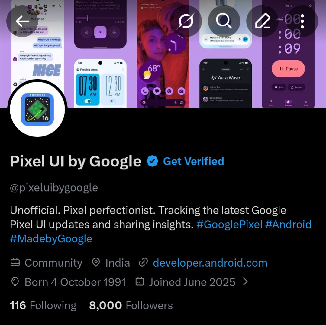 pixeluibygoogle's tweet image. 8000 Followers
Thank you for your trust. #TeamPixel