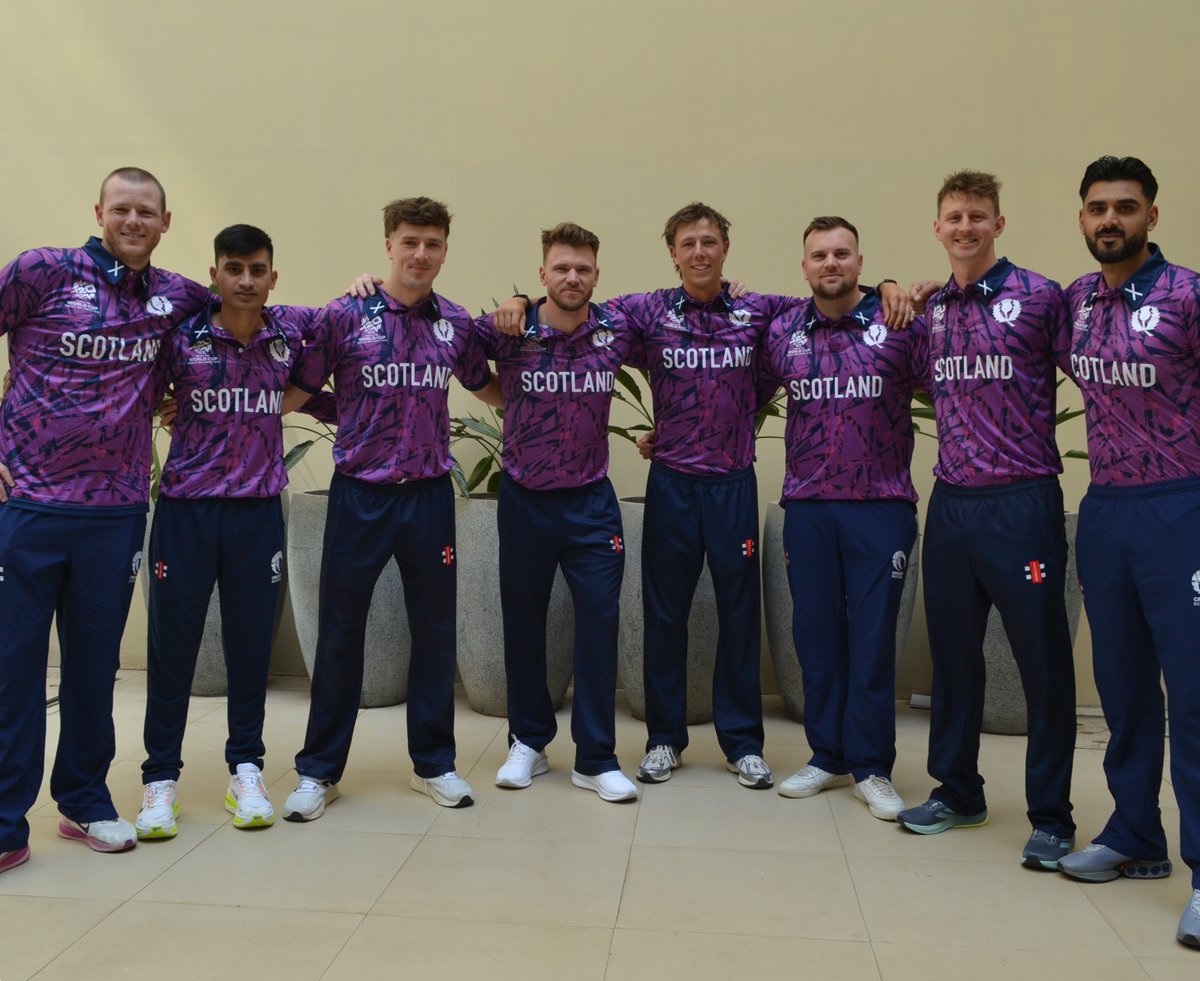 CricketScotland's tweet photo. New 🧵 for the ICC Men's #T20WorldCup 💜

#FollowScotland https://t.co/EGkQ1lNwzZ