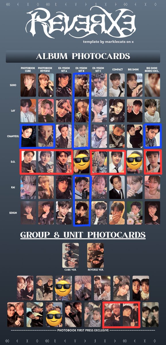 D_12O's tweet photo. 엑소 리버스 REVERXE 포카 교환

저 : 💙
😇 : ❤️ 모든 경수
엑스비전 ex-vison 세트 B -> C 전체 교환도 가능합니다!!

편하게 디엠주세요 🥹🥹

수호 준면 레이 장이씽 찬열 카이 종인 디오 경수 세훈 엑소포카 엑소앨범 EXO poca
#SUHO #CHANYEOL #DO #KAI #SEHUN https://t.co/qZVr6j7cAF