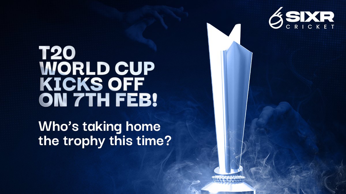 SIXR_cricket's tweet image. The picks are open.
 Who lifts the trophy this time — and what’s your boldest upset call? 👀

#T20WC2026  Cricket fans...what's your prediction?