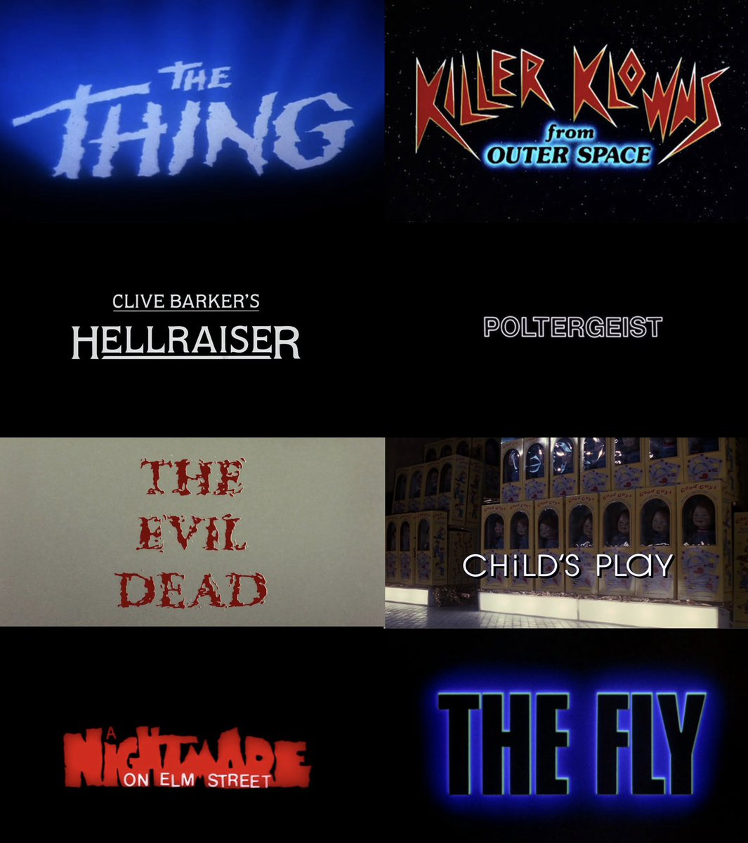 big fan of 80s horror