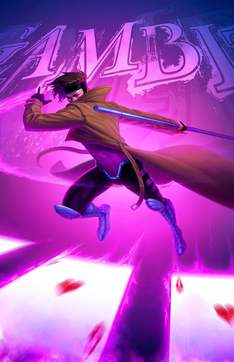 TextlessPoster's tweet image. "The Name's Gambit, Mon Ami. Remember It."

X-Men |  GAMBIT ♦️|  4K Wallpaper  🔥

Art by Mike Capprotti ✅

TAGs: #XMen #Gambit #DeadpoolAndWolverine #Cards #Wallpaper #FanArt