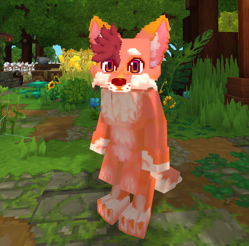 KokouUwU's tweet image. ✨I've ported my #furry #VRChat avatars to #Hytale, the mods are available on @CurseForge ! ✨