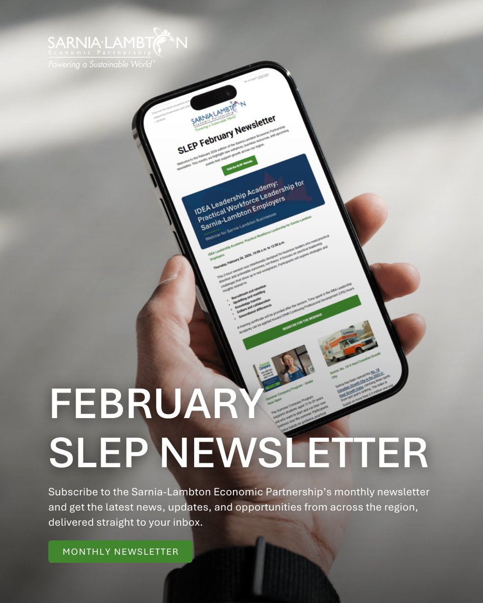 Sarnia-Lambton Economic Partnership tweet media